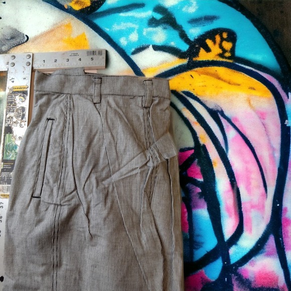 Vintage 80's Houndstooth High Waisted Stirrup Pants Liz wear  sz 6 - Picture 4 of 9